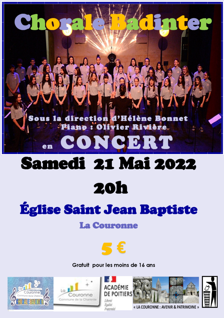 Concert Chorale BADINTER - La Couronne